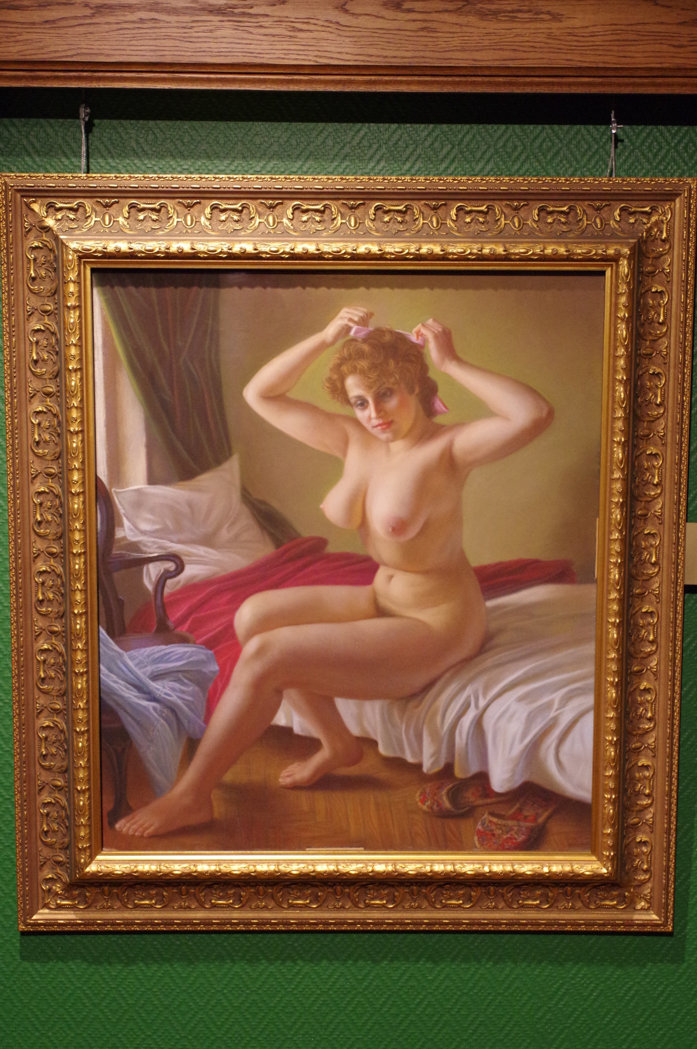 Обнажённая. Александр Шилов, бумага, пастель, 1993