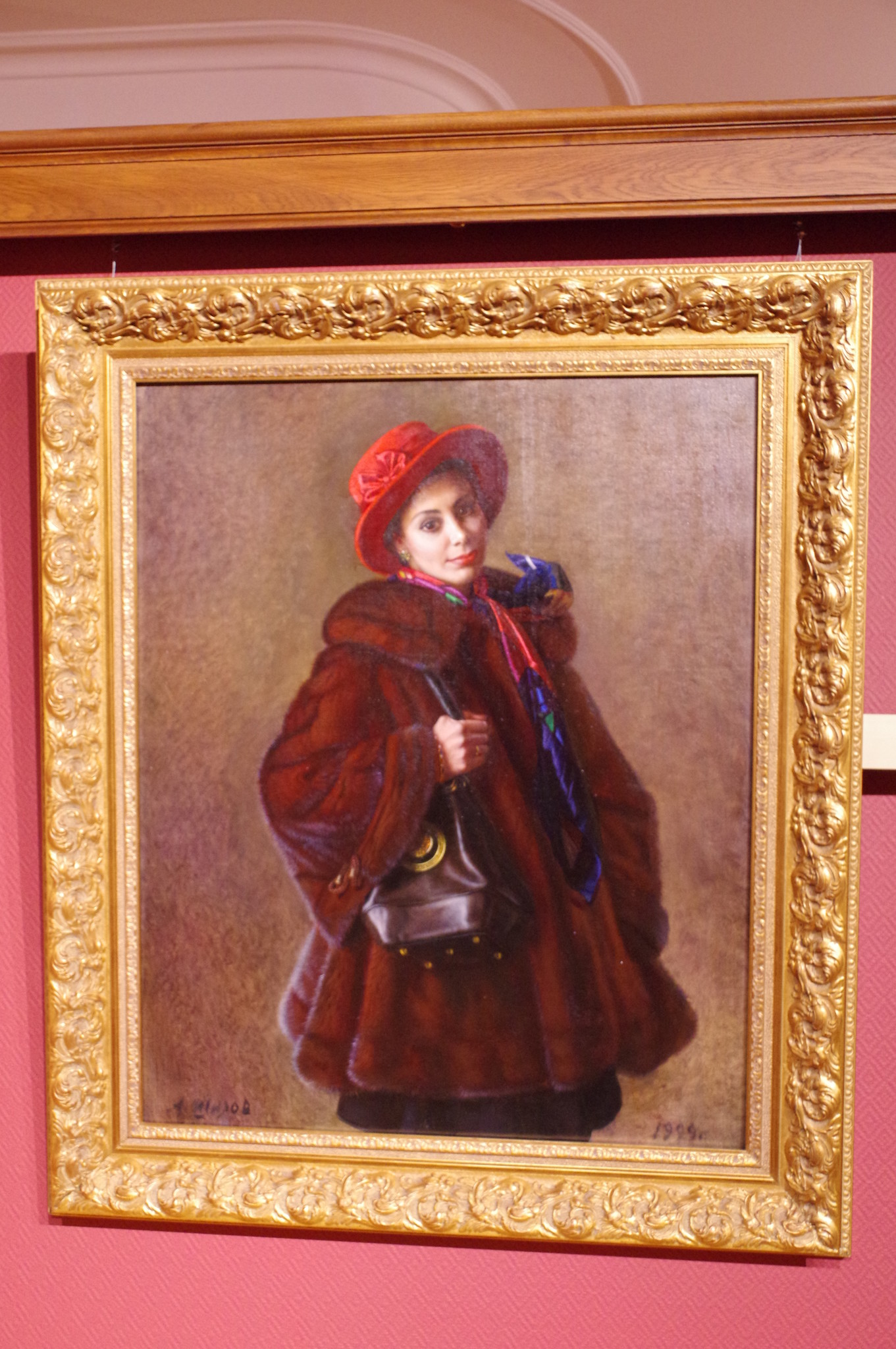 Модница. Александр Шилов, холст, масло, 1999