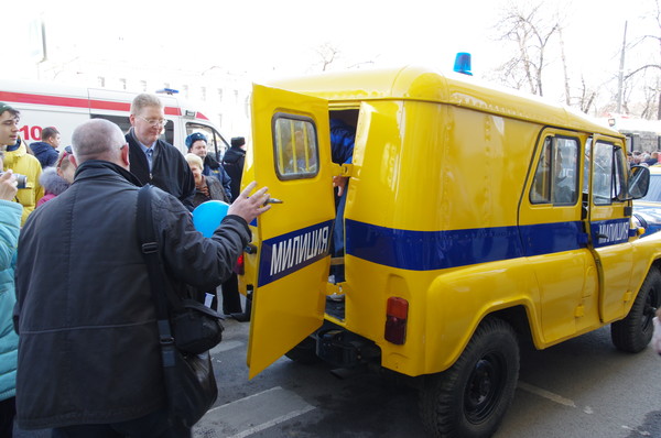 Милицейский автомобиль на базе УАЗ-469Б