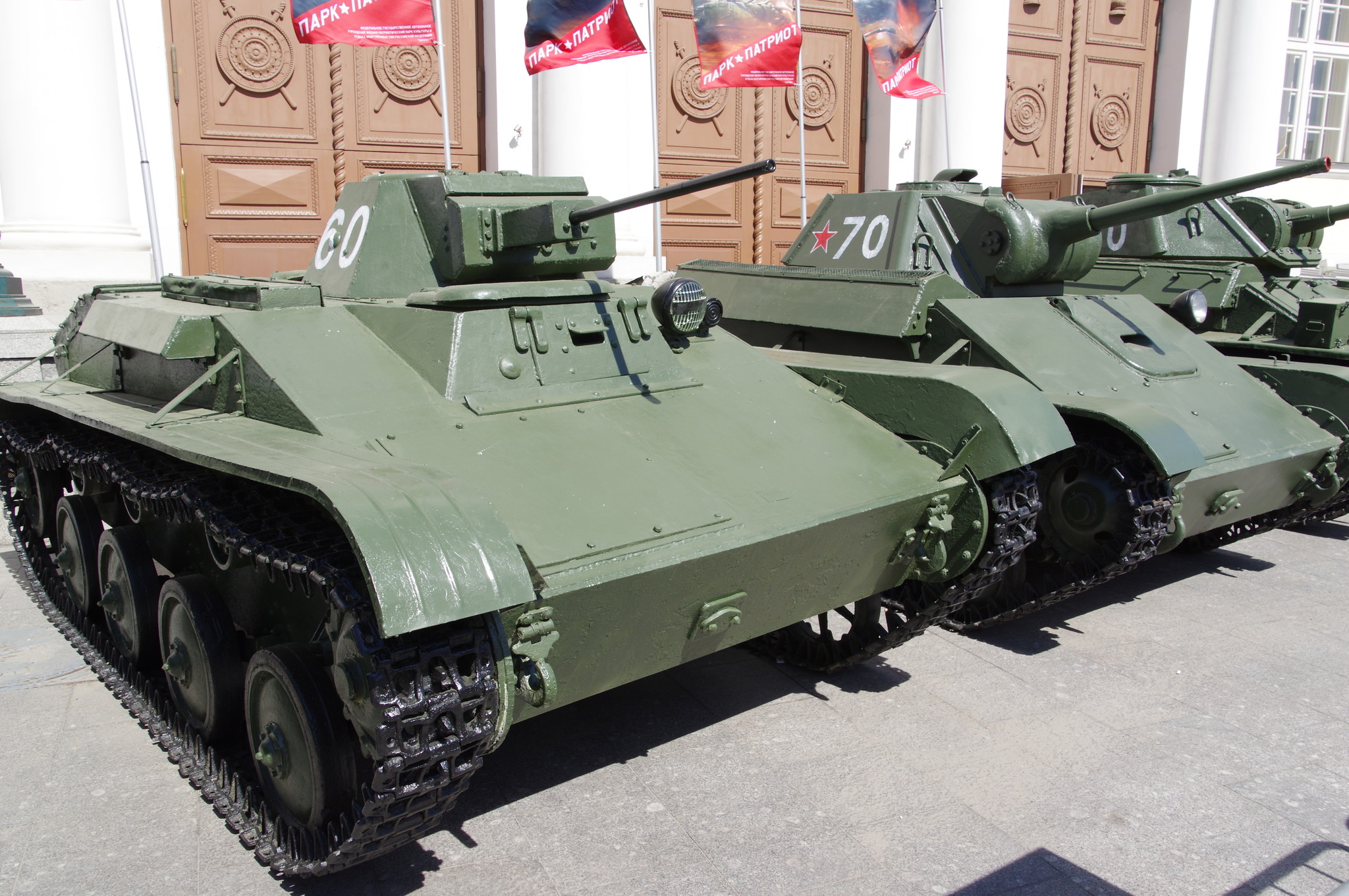 Лёгкие танки Т-60 и Т-70
