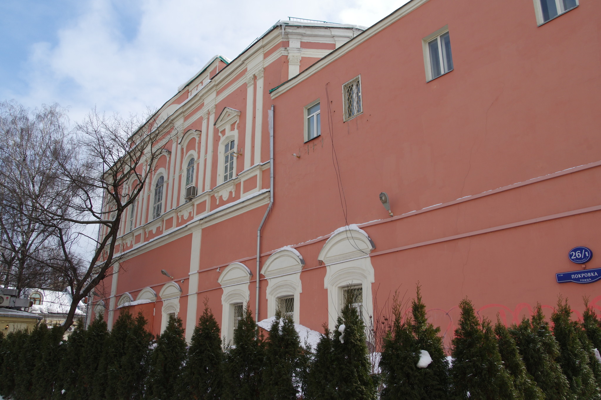 Храм Воскресения Словущего в Бараках (улица Покровка, дом 26/1)
