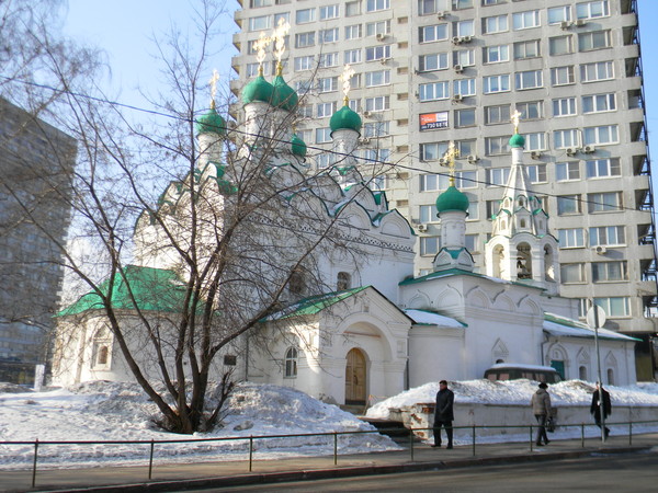 Церковь Симеона Столпника на Поварской, которую посещал Н.В. Гоголь в последние годы своей жизни