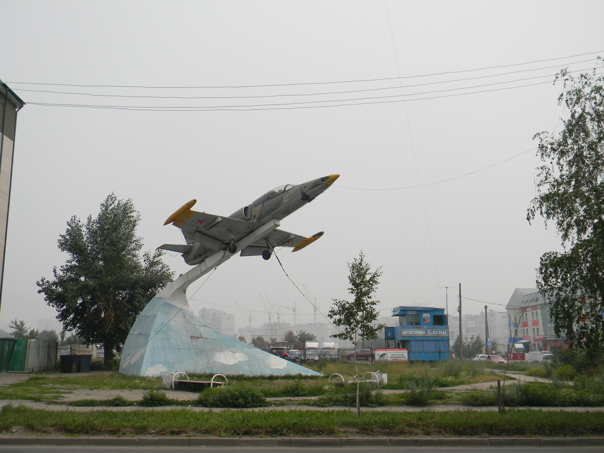 Реактивный учебно-боевой самолёт Л-39 «Альбатрос» в Барнауле