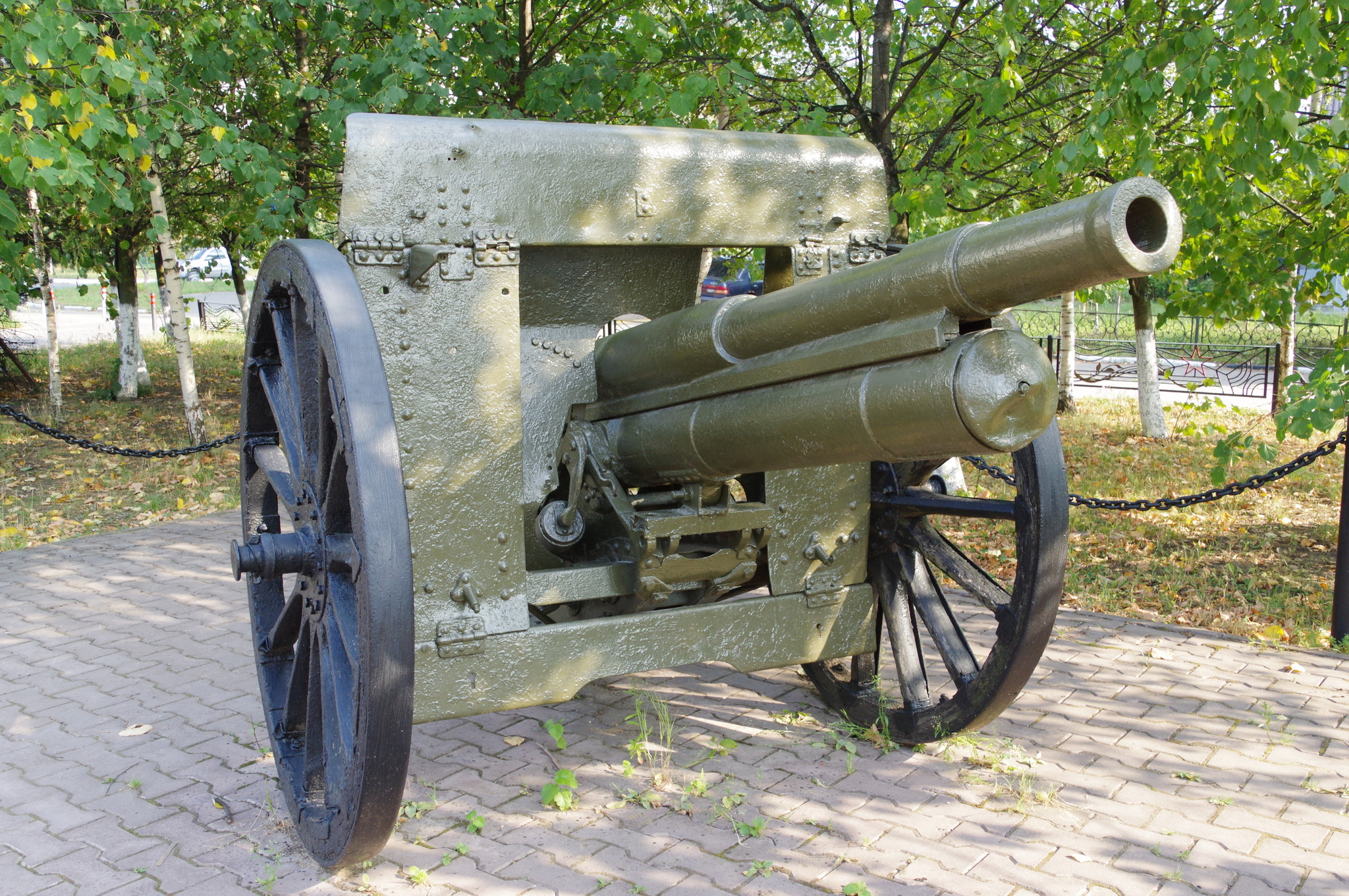 76-мм дивизионная пушка образца 1902/30 годов. (Московская область, город Краснознаменск. «Аллея Славы»)