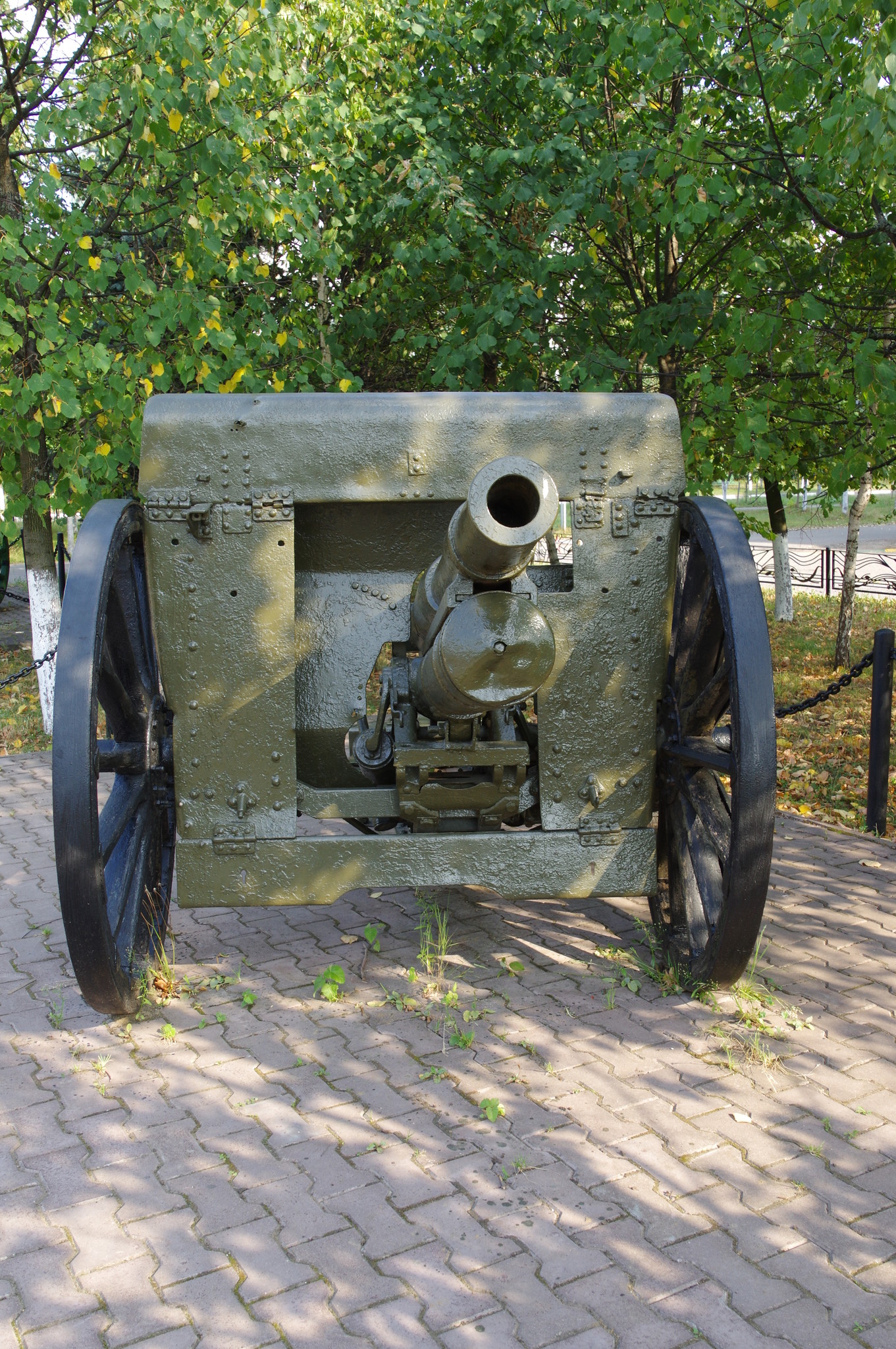 76-мм дивизионная пушка образца 1902/30 годов. (Московская область, город Краснознаменск. «Аллея Славы»)