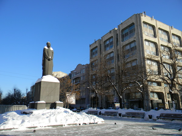 Памятник Клименту Аркадьевичу Тимирязеву на Тверском бульваре у площади Никитские Ворота