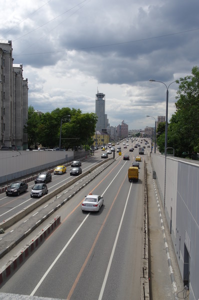Левобережный подход к Большому Краснохолмскому мосту