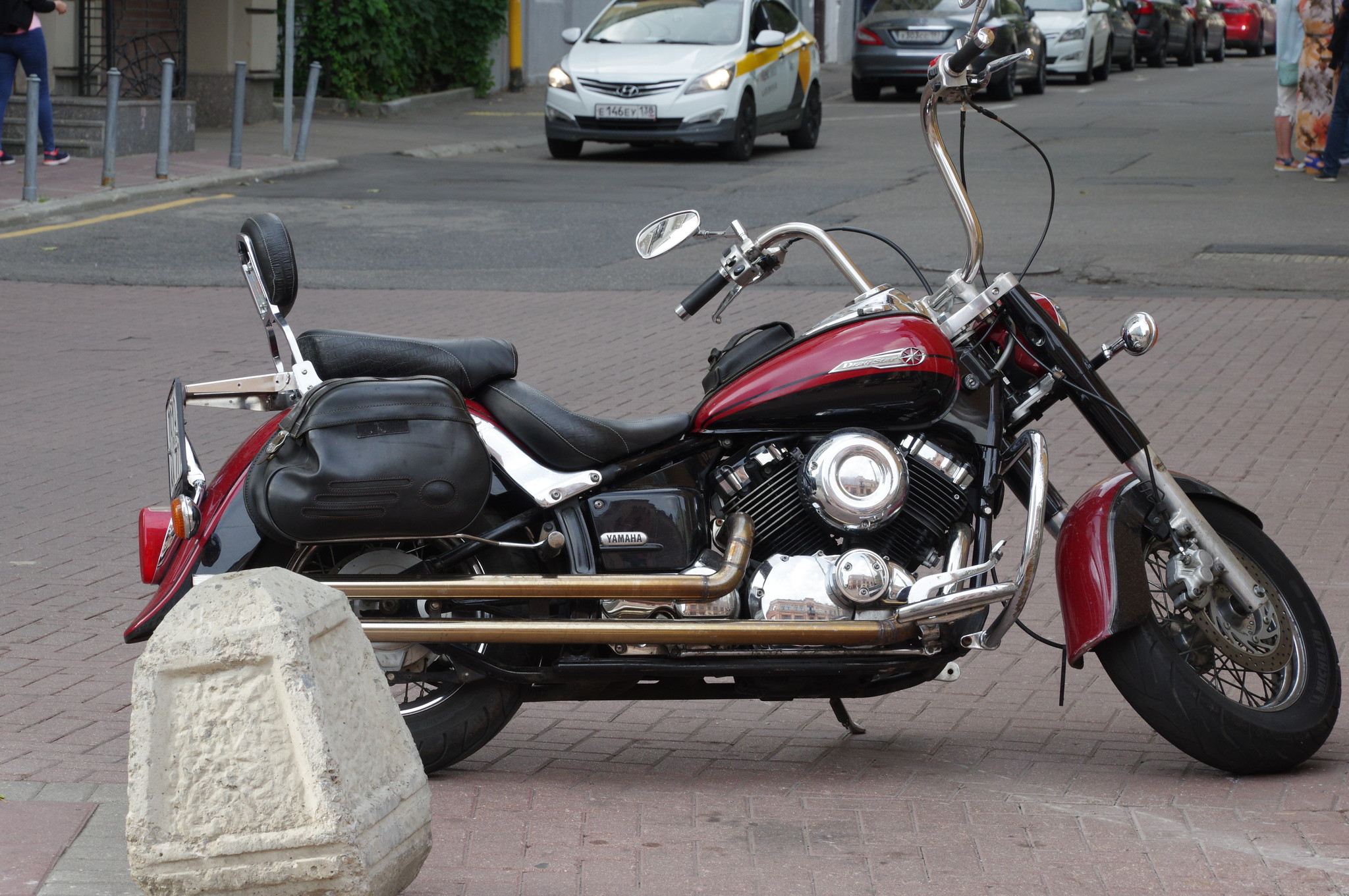 Мотоцикл Yamaha Drag Star на Арбате