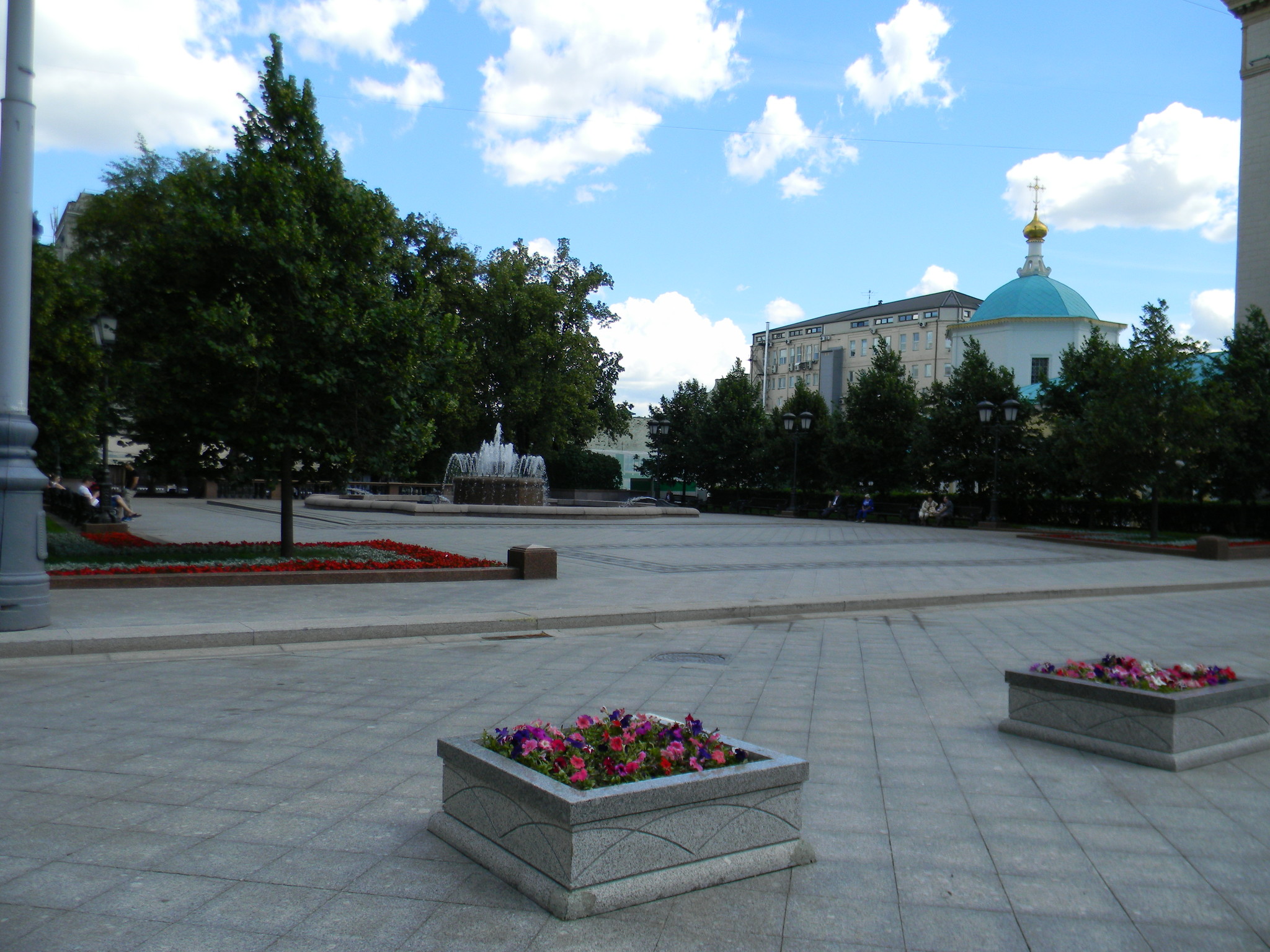 Фонтан Центральный на Тверской площади