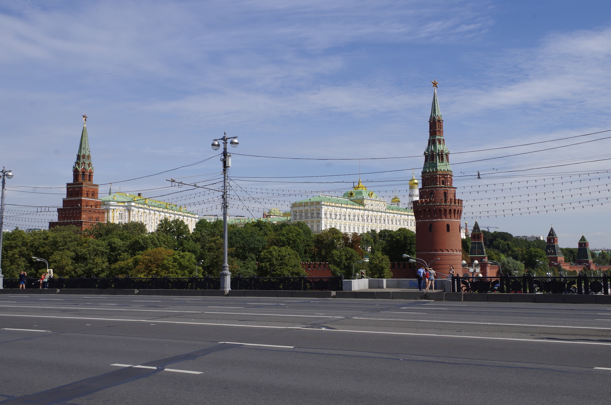 Вид на Московский Кремль с Большого Каменного моста