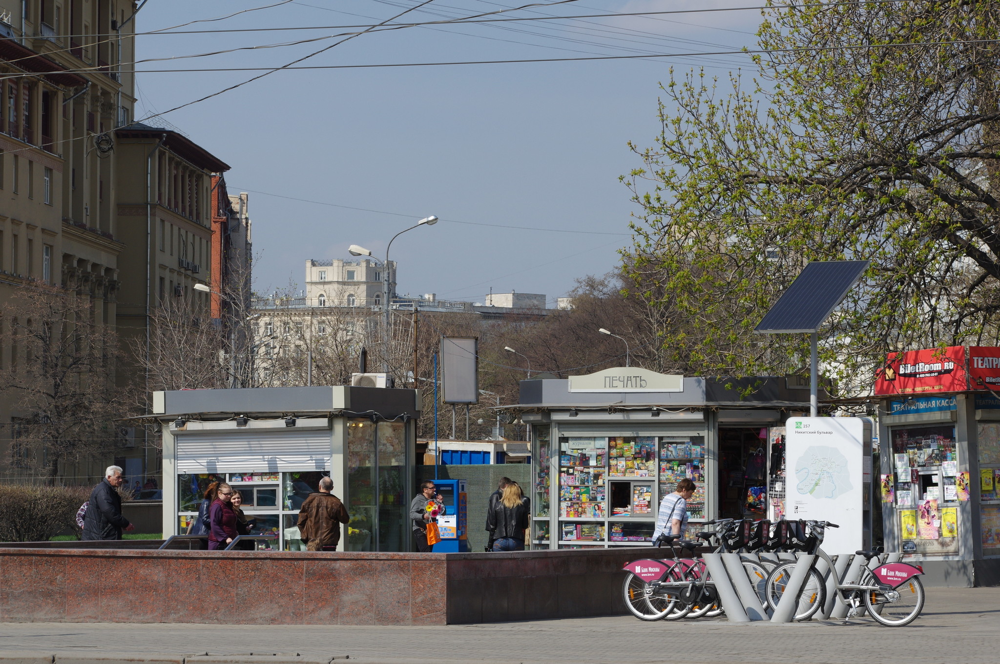 Велобайк на Никитском бульваре