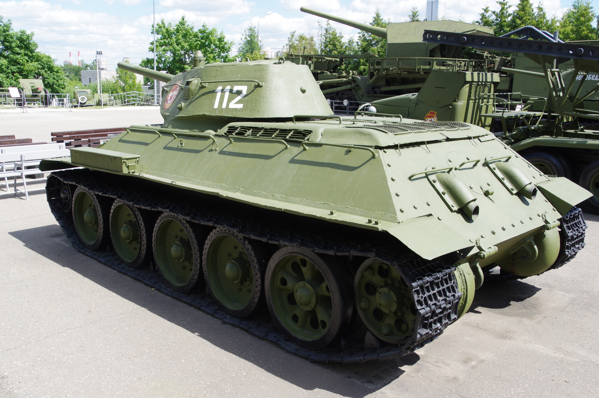 Средний танк Т-34 (Центральный музей Великой Отечественной войны 1941-1945 гг.)