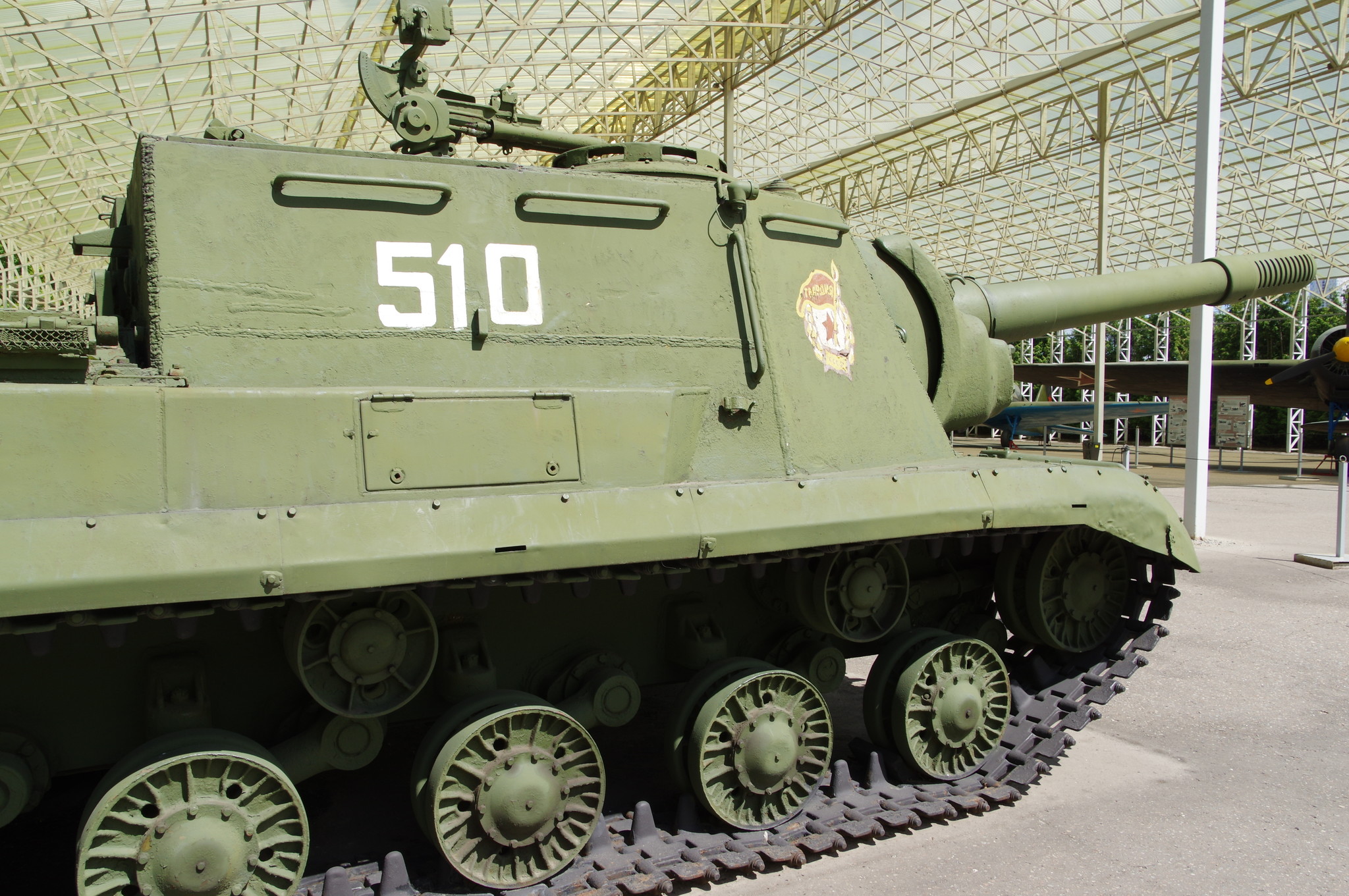 Самоходная артиллерийская установка ИСУ-152. Центральный музей Великой Отечественной войны 1941-1945 гг.