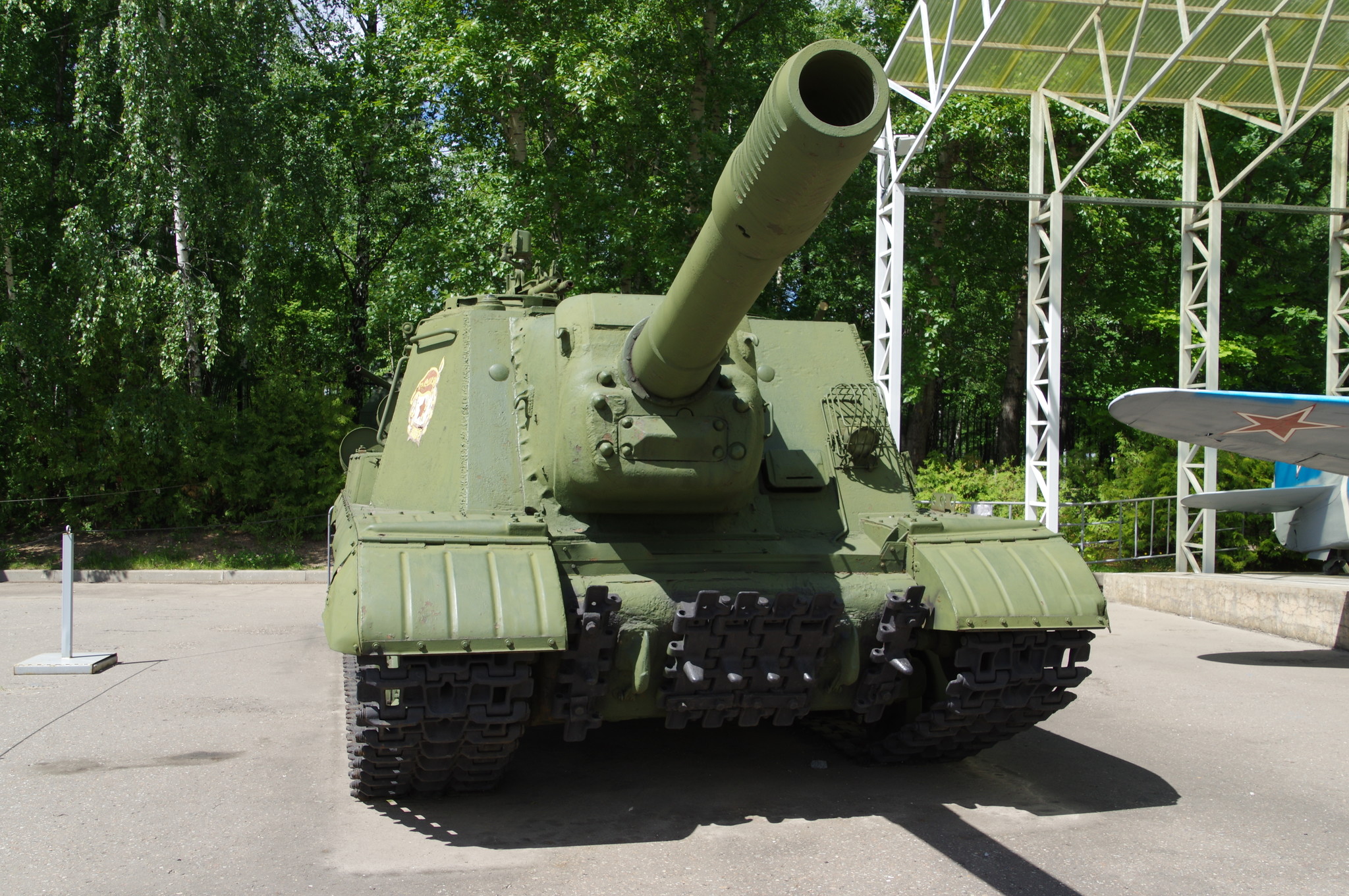 Самоходная артиллерийская установка ИСУ-152. Центральный музей Великой Отечественной войны 1941-1945 гг.
