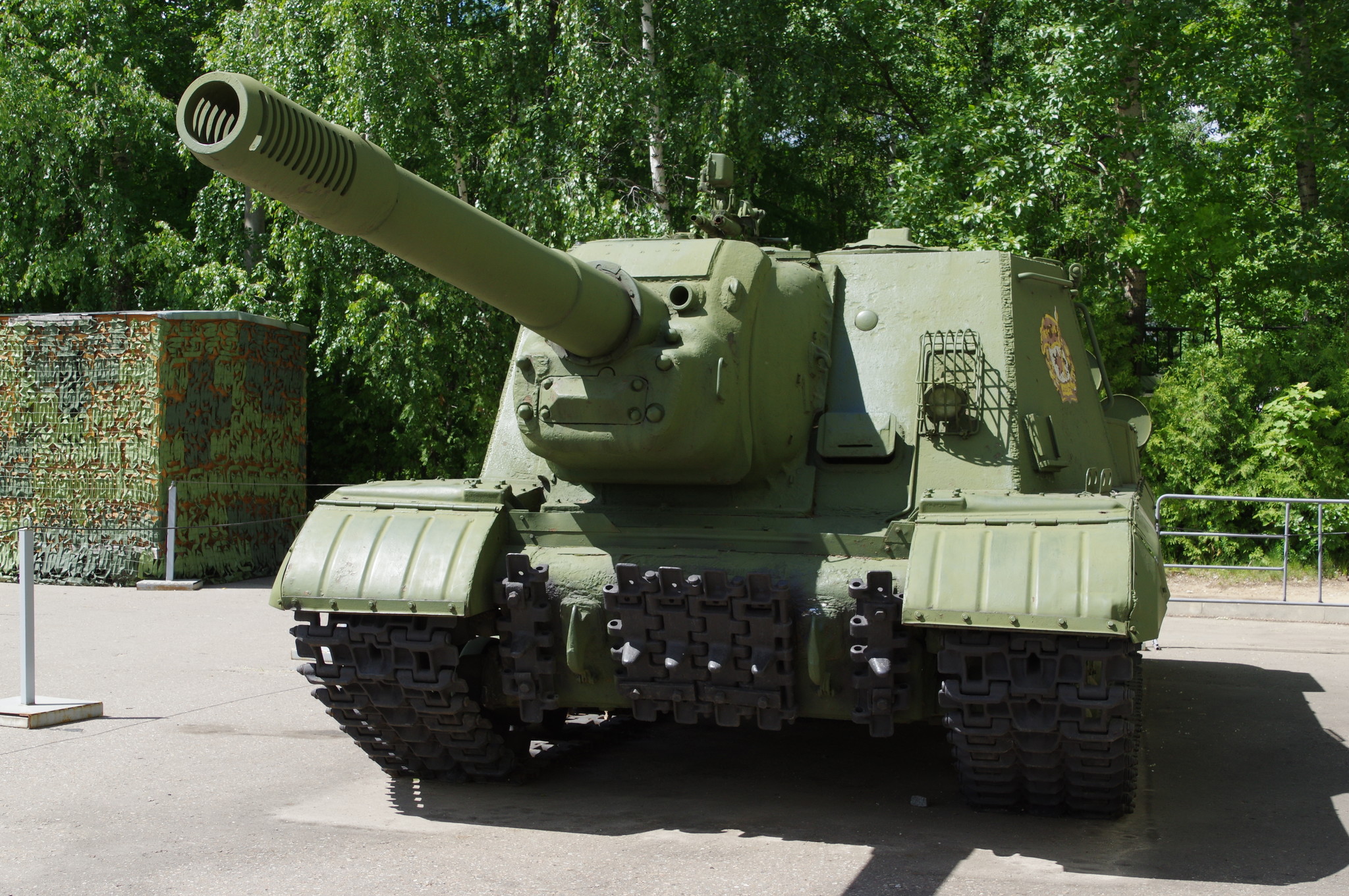Самоходная артиллерийская установка ИСУ-152. Центральный музей Великой Отечественной войны 1941-1945 гг.