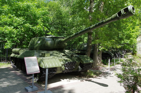 Тяжёлый танк ИС-2 в Центральном музее Великой Отечественной войны 1941-1945 гг.