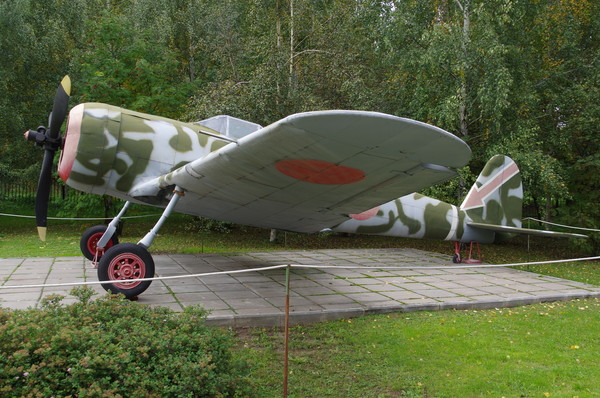 Истребитель Ки-43 «Хаябуса» (Центральный музей Великой Отечественной войны 1941-1945 гг.)