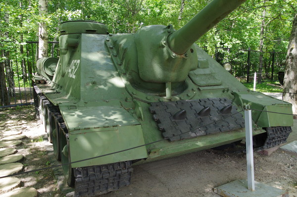 Самоходная артиллерийская установка СУ-100 в Центральном музее Великой Отечественной войны 1941-1945 гг.