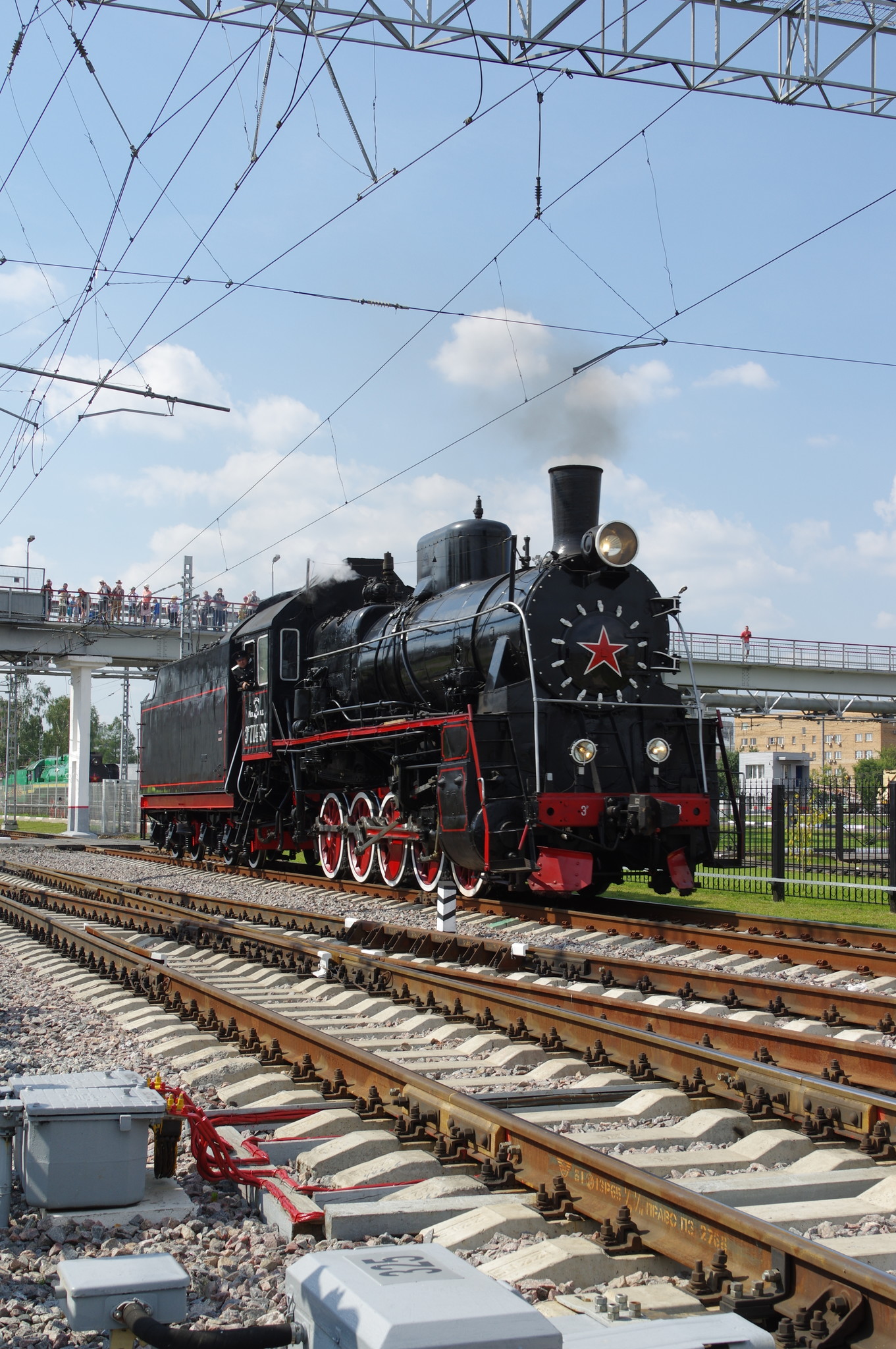 Грузовой паровоз ЭР−774-38 депо Подмосковная (г. Москва)
