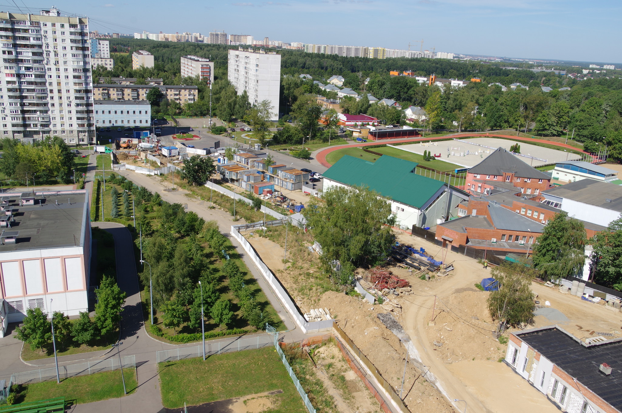 Строительство теплосети для спортивного комплекса ГБУ «Спортивная школа олимпийского резерва «Северный» (9-я Северная линия, 1б)