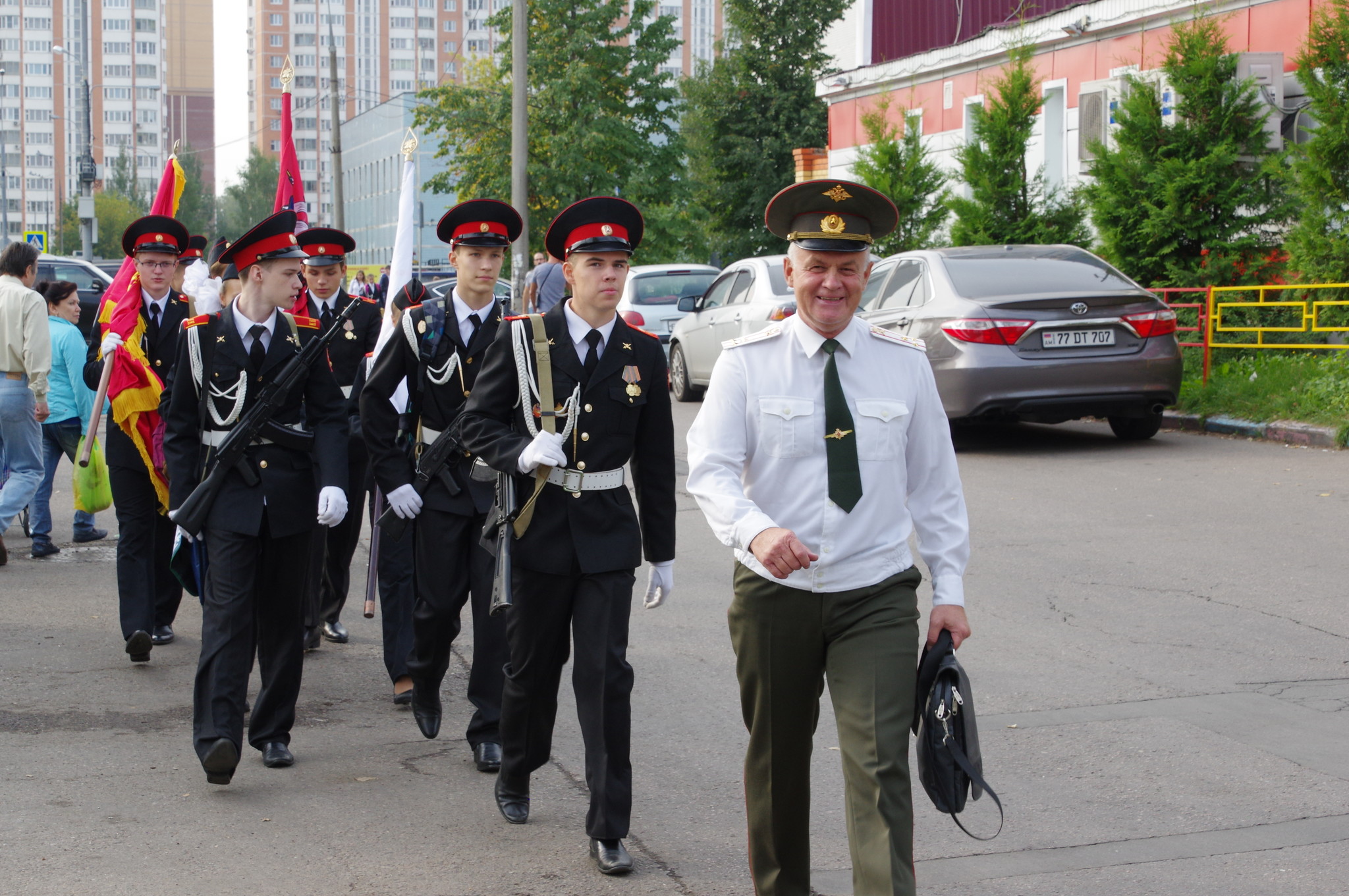 Военно-патриотический клуб «Кадеты-жуковцы» Государственного бюджетного общеобразовательного учреждения города Москвы «Школа № 709»
