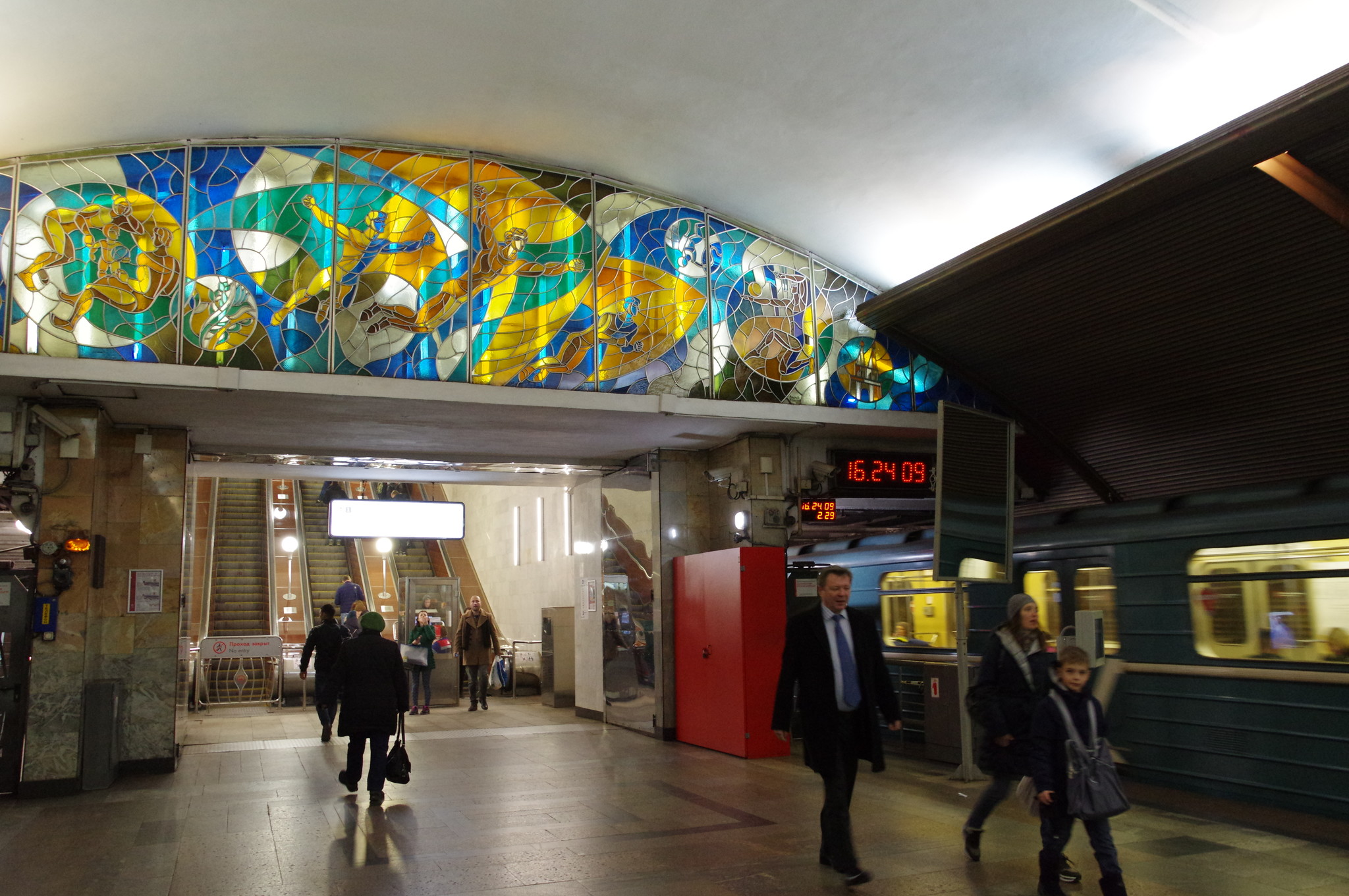 Станция «Черкизовская» Сокольнической линии Московского метрополитена