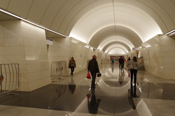 Новая платформа на станции «Петровско-Разумовская» Московского метрополитена