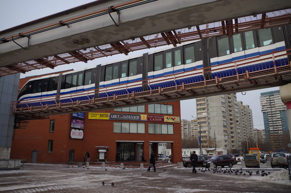 Станция «Тимирязевская» Московской монорельсовой транспортной системы