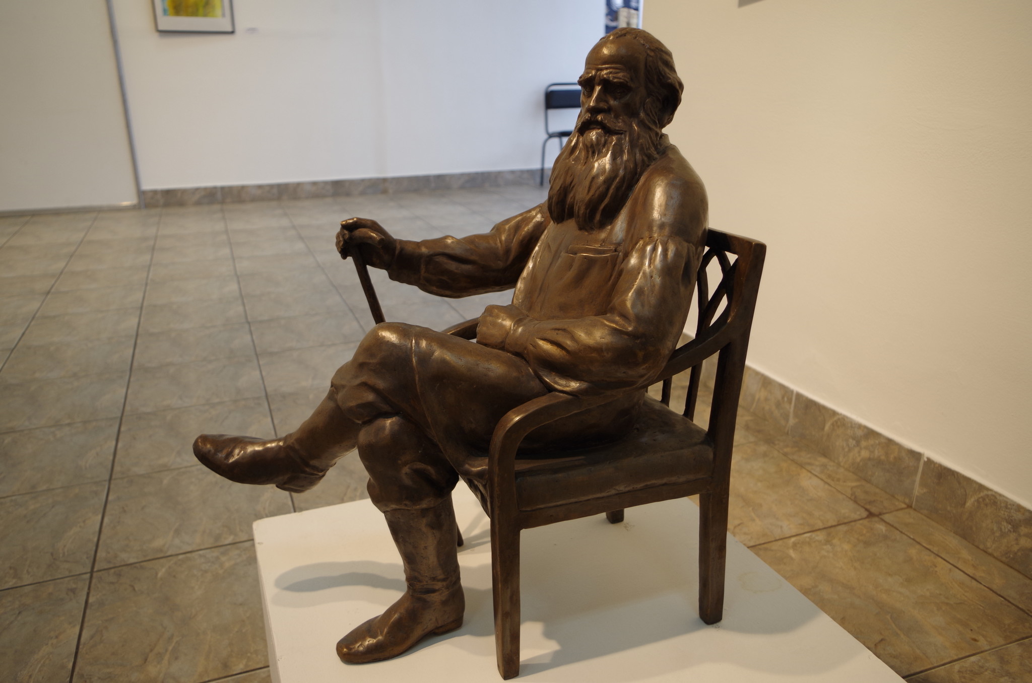 Лев Николаевич Толстой. Николай Быстров, бронза, 2014