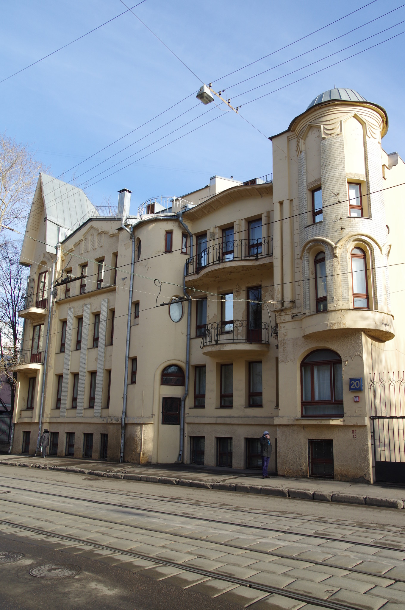 Доходный дом Е.Д. Ломакиной (улица Гиляровского, дом 20)