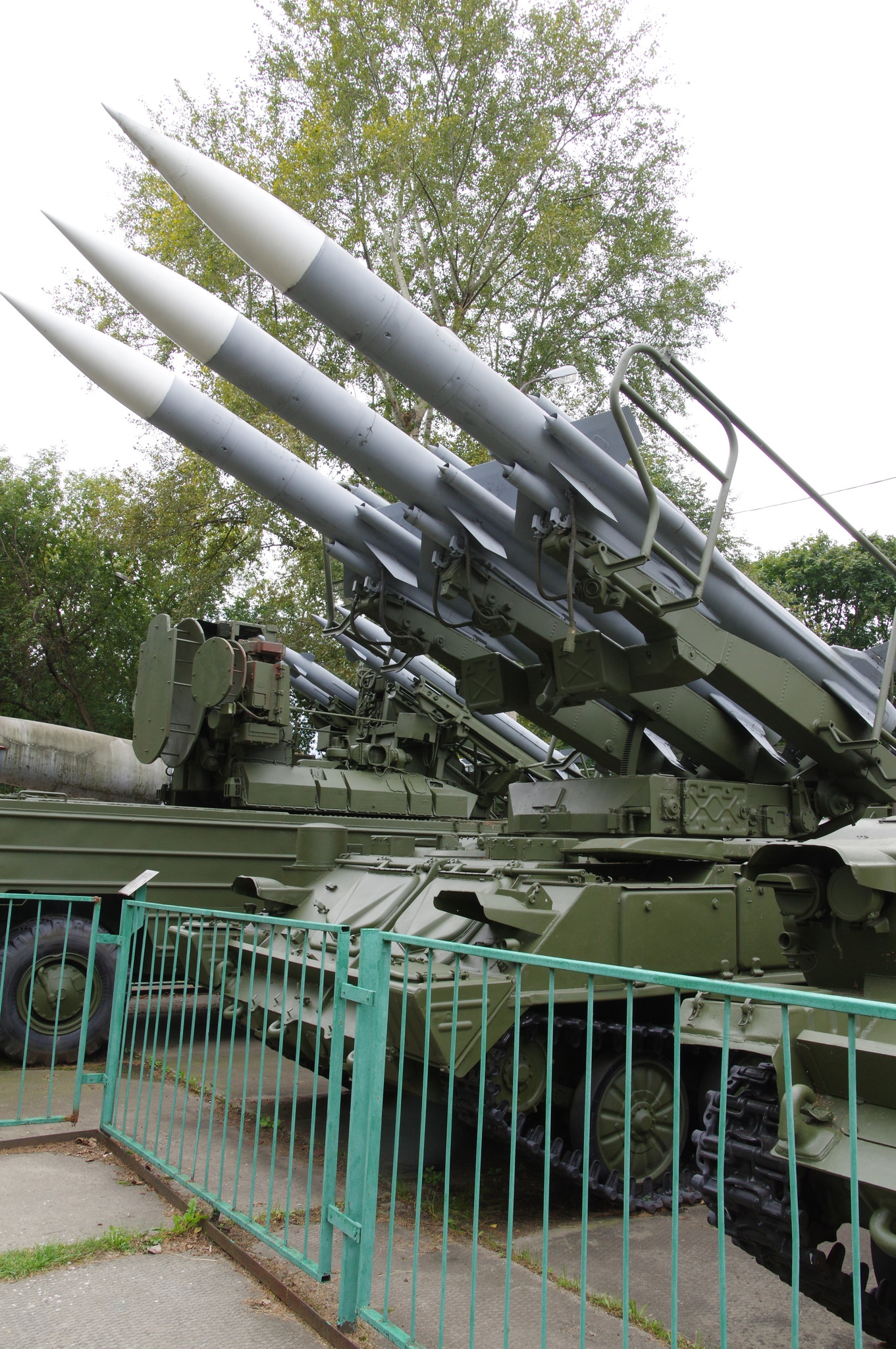 Зенитно-ракетный комплекс «Куб» в экспозиции Центрального музея Вооружённых сил Российской Федерации