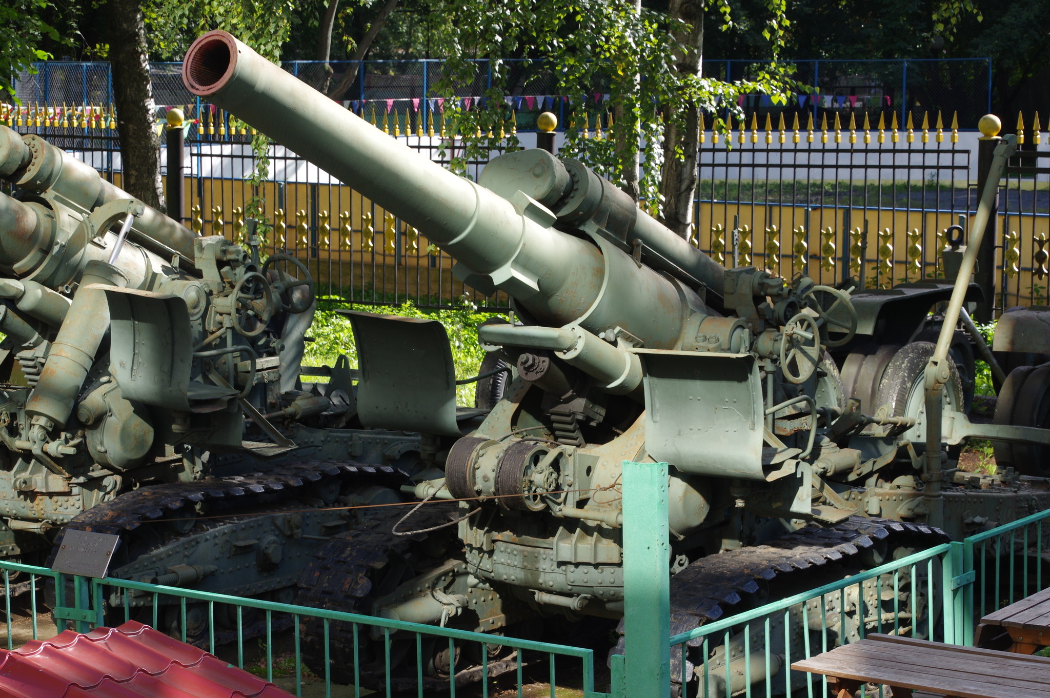 203-мм гаубица большой мощности Б-4 образца 1931 года в экспозиции Центрального музея Вооружённых сил Российской Федерации