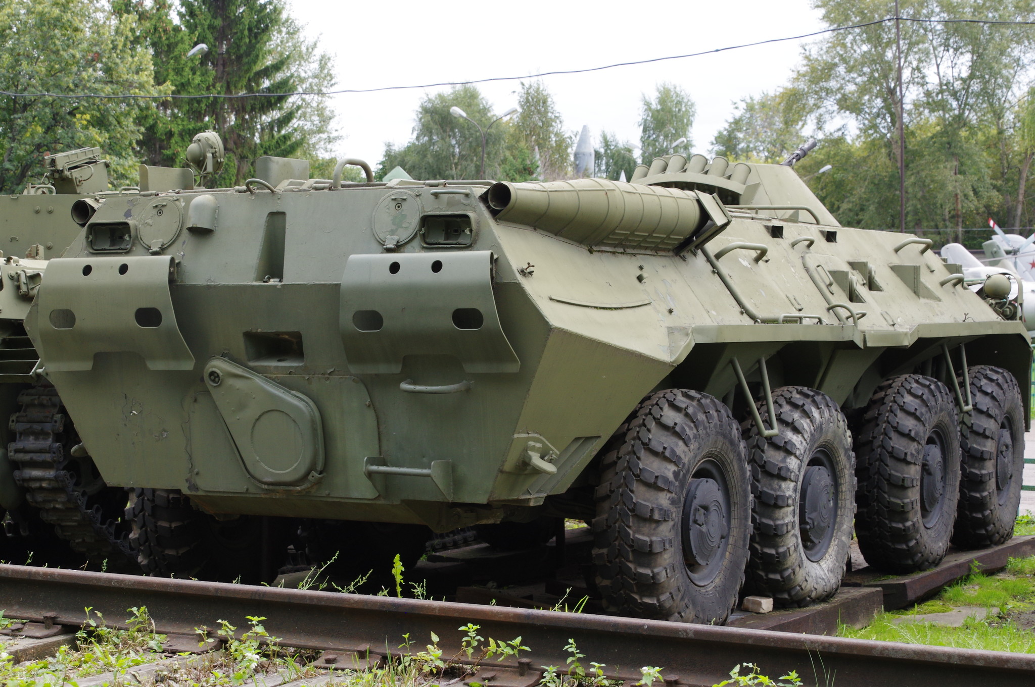 Бронетранспортёр БТР-80 в экспозиции Центрального музея Вооружённых сил Российской Федерации