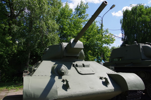 Средний танк Т-34 в Центральном музее Вооруженных Сил