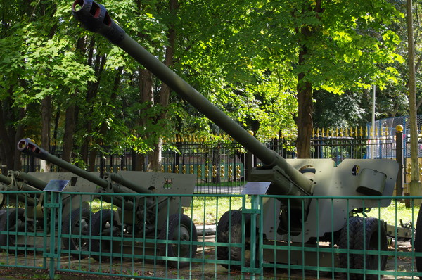 100-мм полевая пушка образца 1944 года (БС-3). (Центральный музей Вооружённых сил Российской Федерации)
