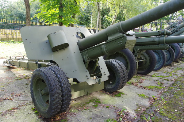100-мм полевая пушка образца 1944 года (БС-3). (Центральный музей Вооружённых сил Российской Федерации)