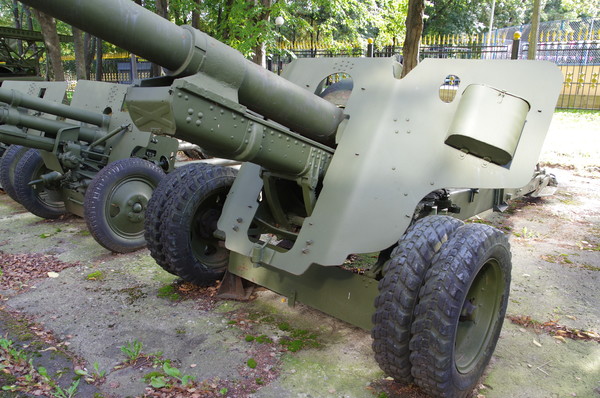 100-мм полевая пушка образца 1944 года (БС-3). (Центральный музей Вооружённых сил Российской Федерации)