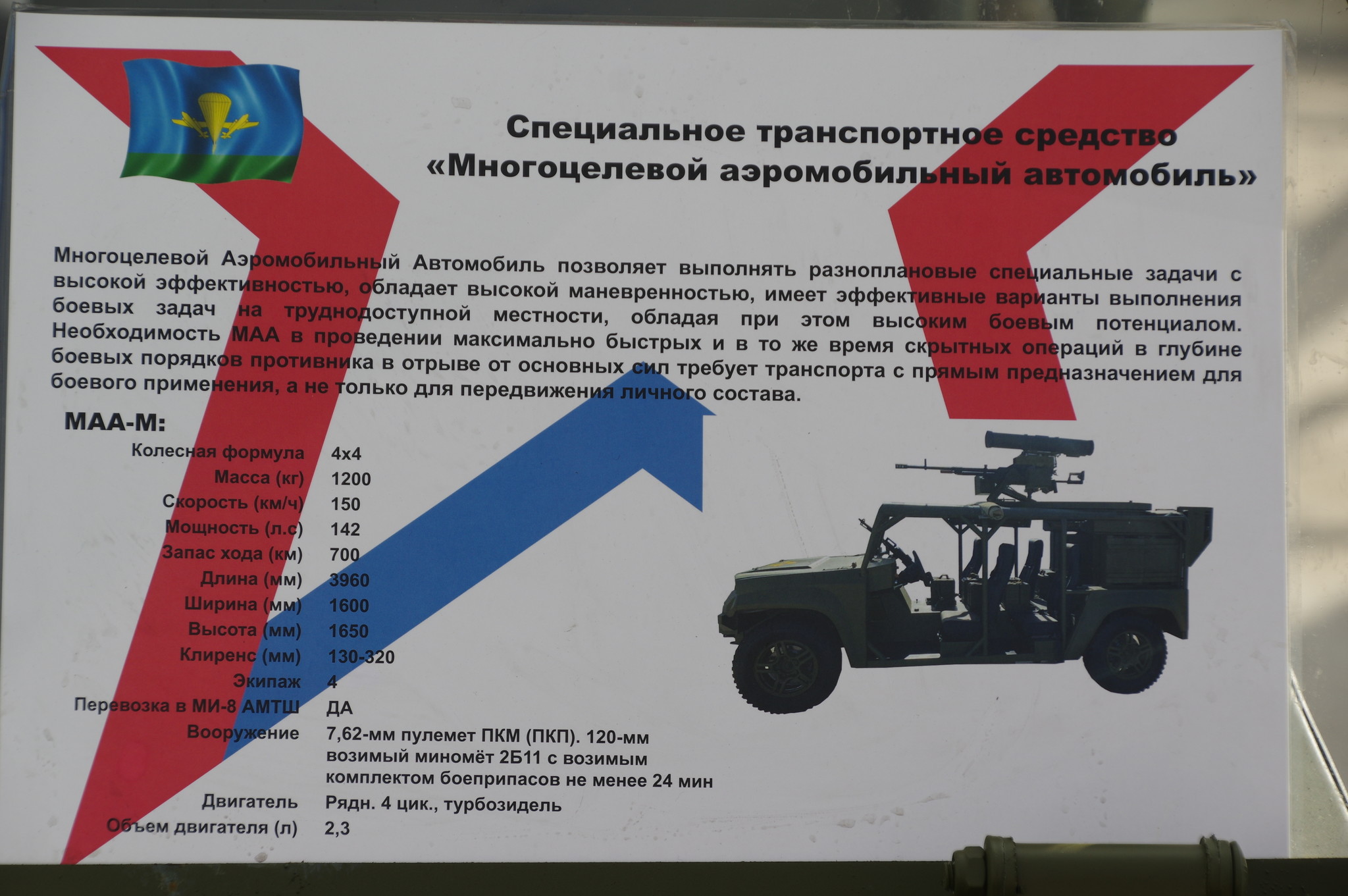 Специальное транспортное средство «Многоцелевой аэромобильный автомобиль»
