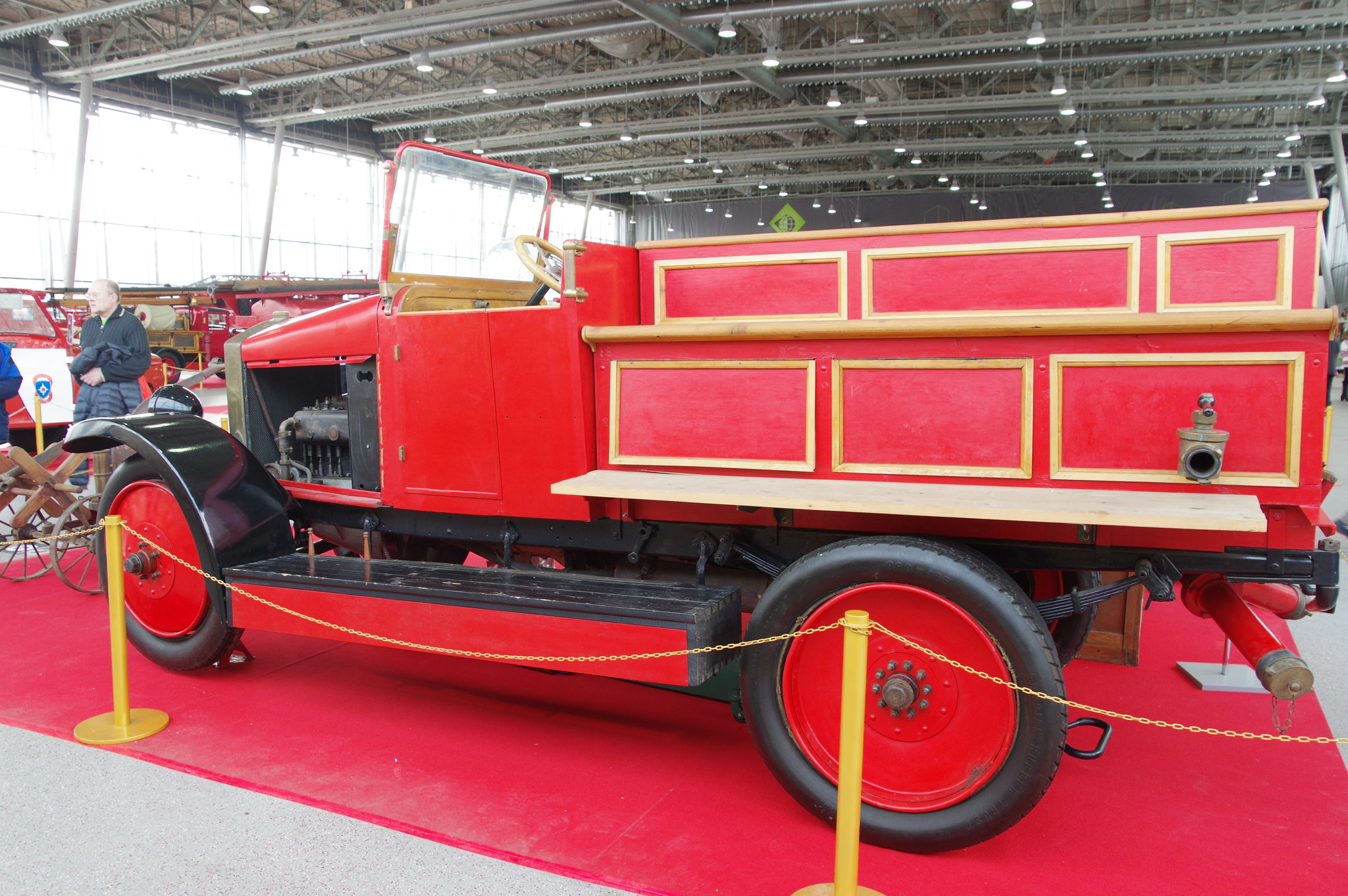 Автонасос-линейка на шасси АМО-Ф15. 1930 год