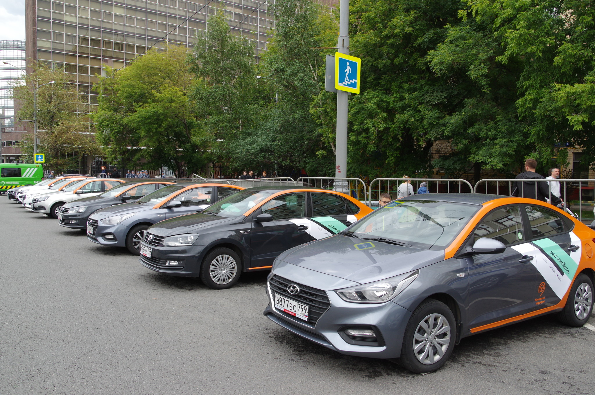 Автомобили «Московского каршеринга»