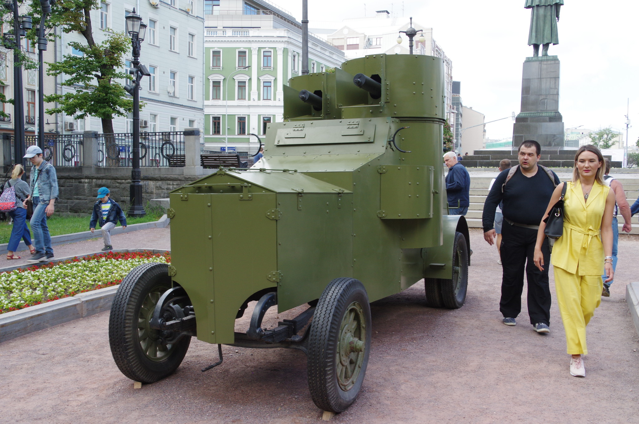 Ходовая копия бронеавтомобиля «Фиат-Ижора» образца 1917 года