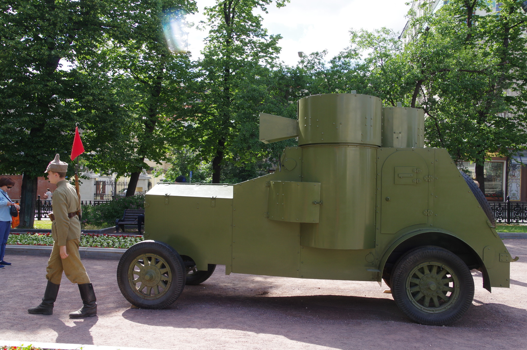Ходовая копия бронеавтомобиля «Фиат-Ижора» образца 1917 года