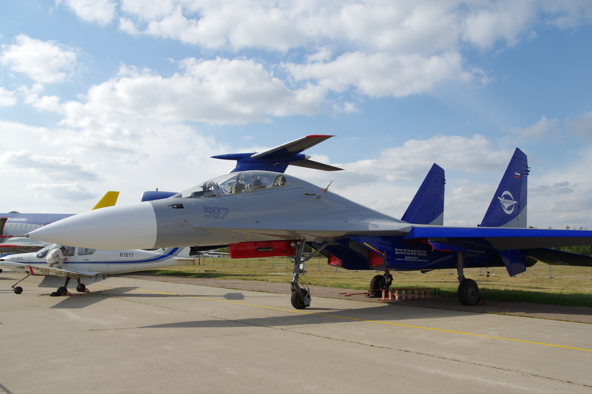 Летающая лаборатория Су-30