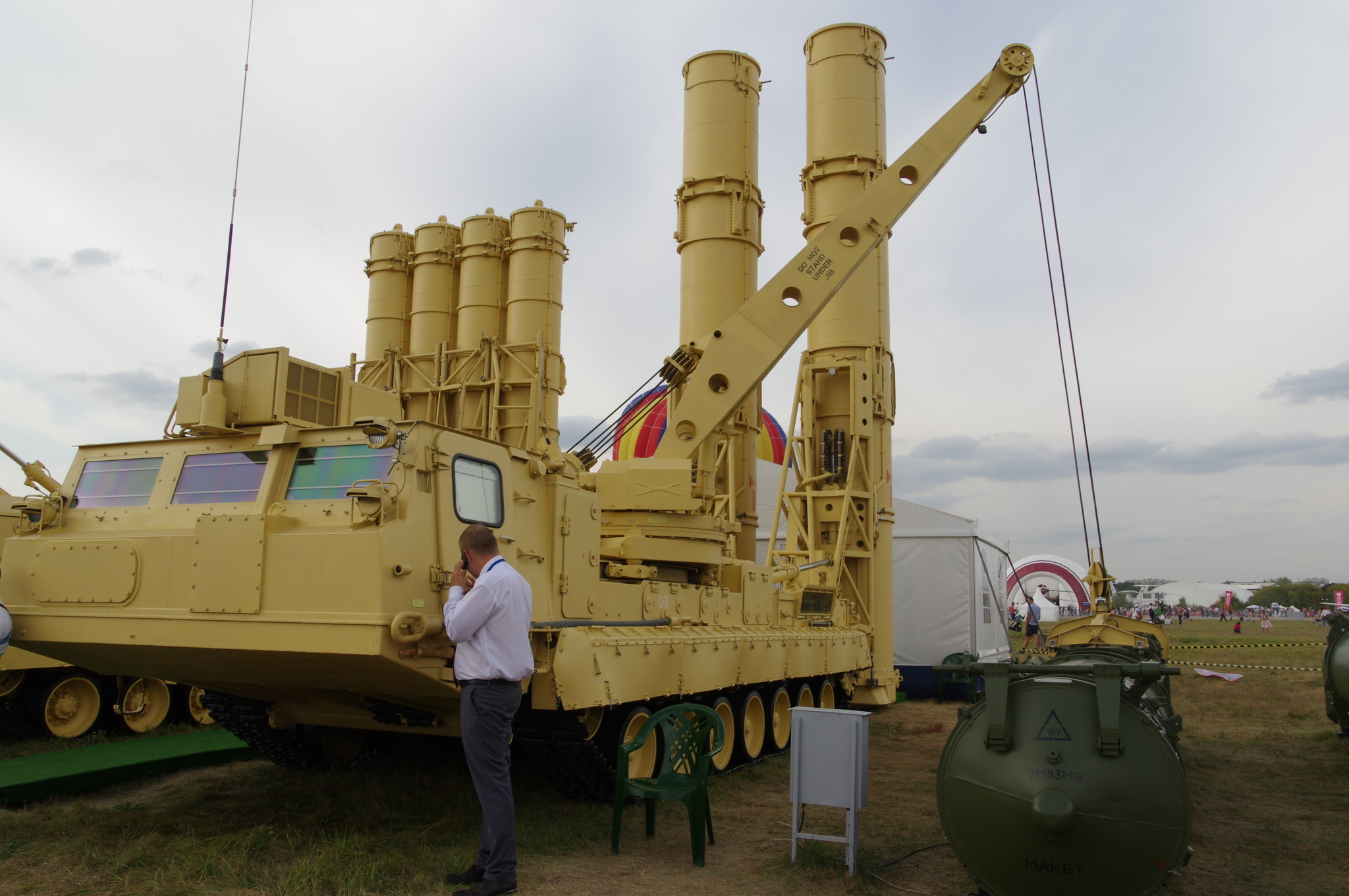 Пускозаряжающая установка ПЗУ 9А84МЭ из состава ЗРС «Антей-2500»