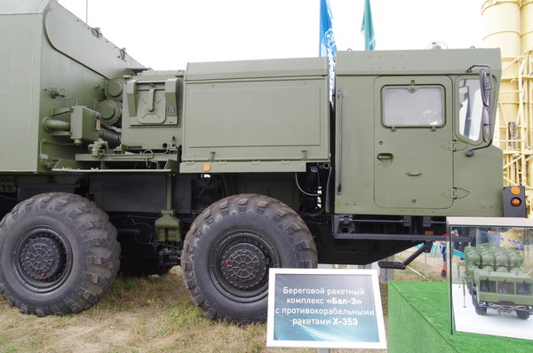Береговой ракетный комплекс «Бал-Э» с противокорабельными ракетами Х-35Э