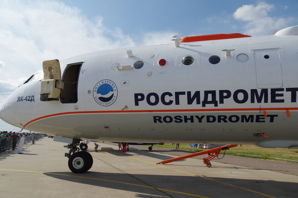 Самолёт-лаборатория Як-42Д «Росгидромет» с бортовым номером 42440