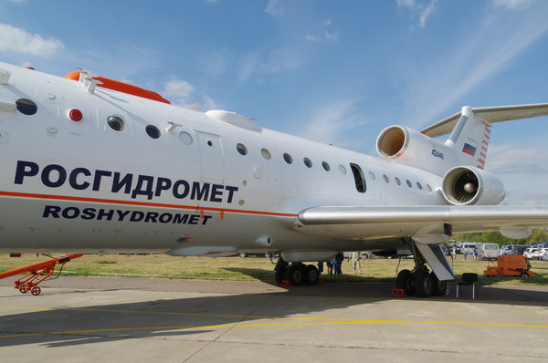 Самолёт-лаборатория Як-42Д «Росгидромет» с бортовым номером 42440