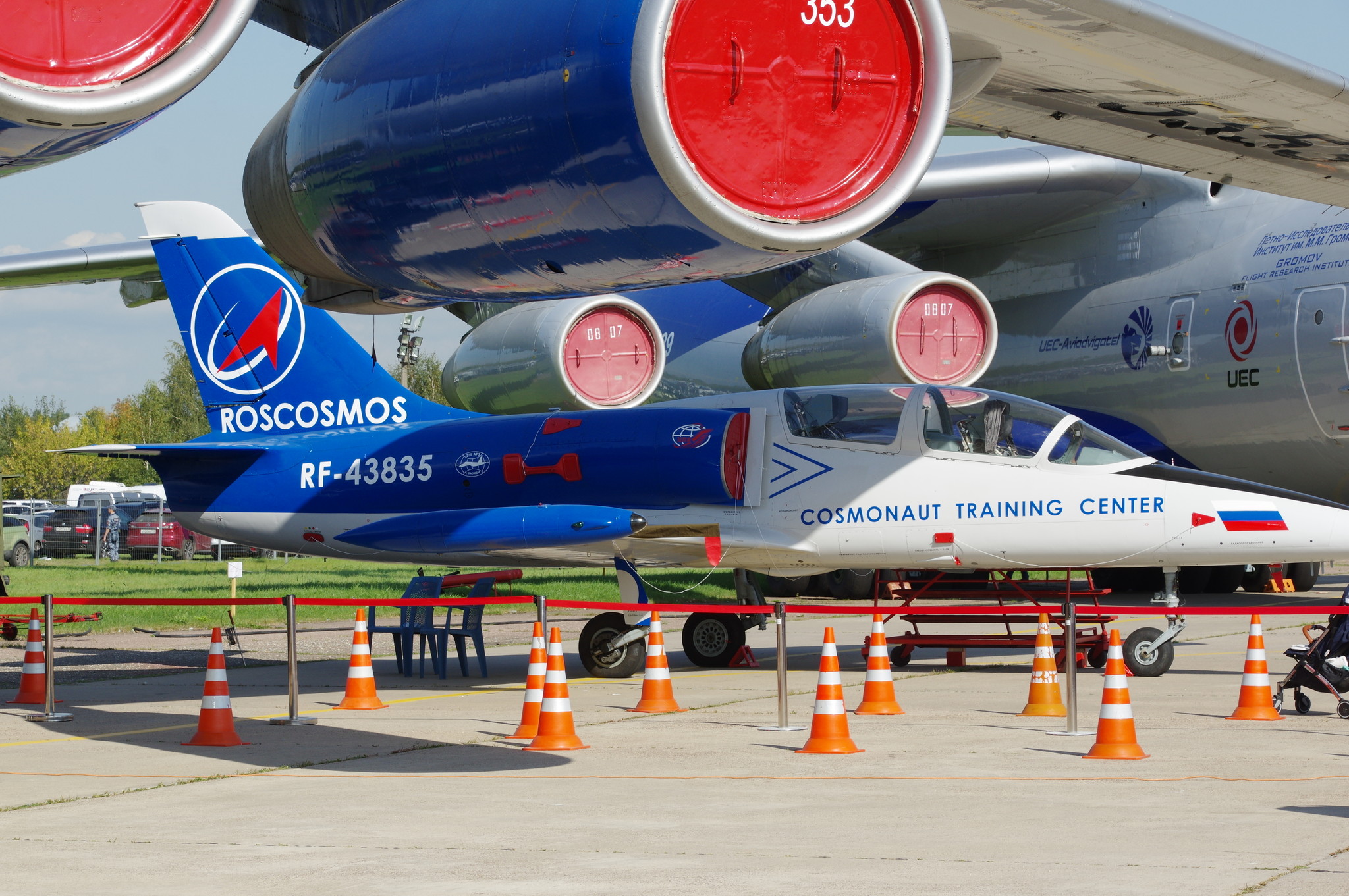 Учебный самолёт Центра подготовки космонавтов им. Ю.А. Гагарина. RF-43835 - Aero L-39C Albatros - Роскосмос