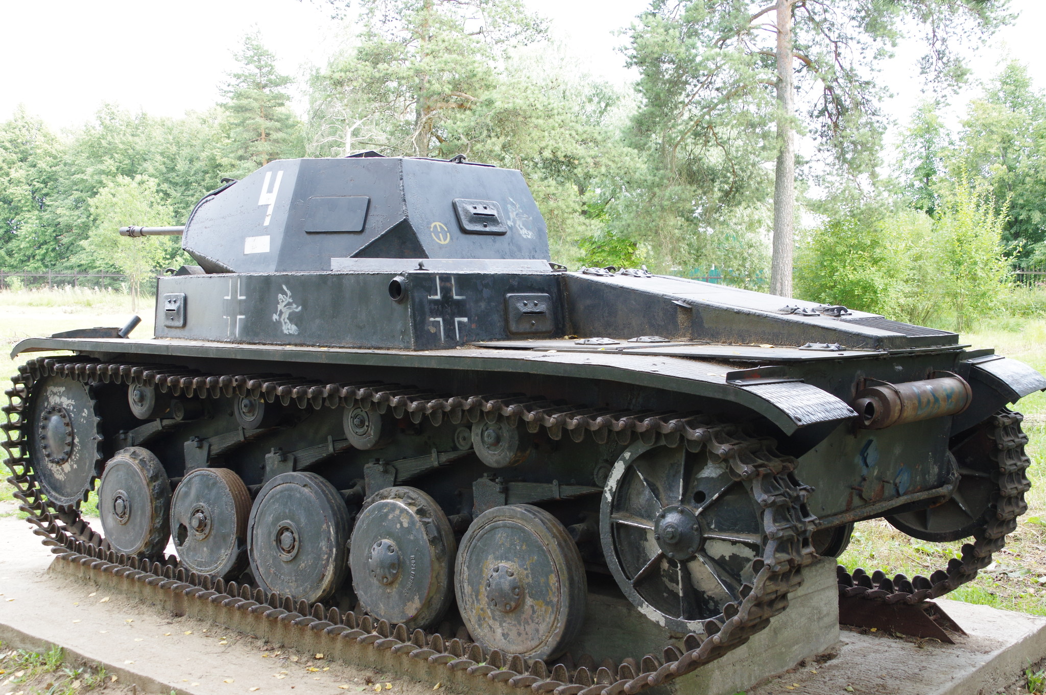 Лёгкий танк Pz Kpfw II (Ленино-Снегирёвский военно-исторический музей)