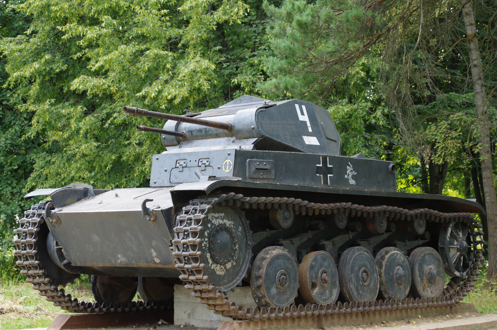 Лёгкий танк Pz Kpfw II (Ленино-Снегирёвский военно-исторический музей)